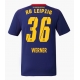 Maillot de foot RB Leipzig Timo Werner #36 Extérieur vêtements 2025-26 Manches Courtes